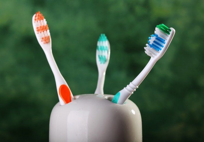sanitise toothbrushes